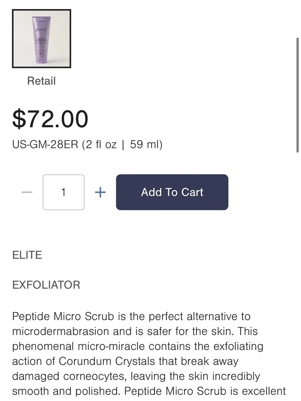 Glymed plus eptide micro